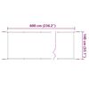 vidaXL Auvent vertical Blanc 140x600 cm Tissu oxford