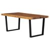 vidaXL Table basse Bois de suar massif 102x54x41 cm