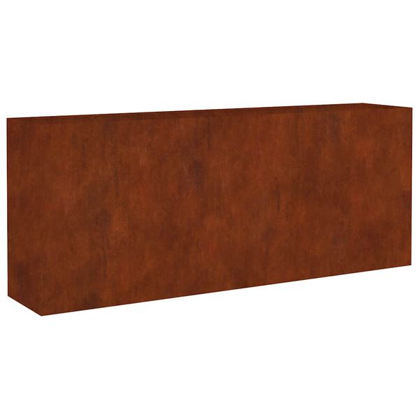 vidaXL Lit sur&eacute;lev&eacute; de jardin 200x40x80 cm acier corten