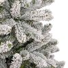 vidaXL Sapin de No&euml;l artificiel Vert et blanc 240 cm PVC et m&eacute;tal