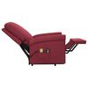 vidaXL Fauteuil de massage Rouge bordeaux Tissu