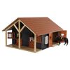 Kids Globe &Eacute;curies de ferme avec 2 box et 1 atelier 1:24 610167