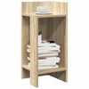 vidaXL Table d'appoint avec étagère chêne sonoma 25,5x27x60 cm