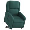 vidaXL Fauteuil inclinable vert fonc&eacute; tissu