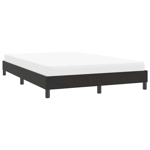 vidaXL Cadre de lit sans matelas noir 160x220 cm velours