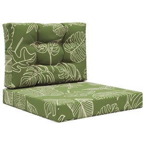 vidaXL Coussin de canap&eacute; d'ext&eacute;rieur Polyester Mod&egrave;le feuille