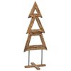vidaXL Sapin de No&euml;l Marron 90 cm Bois de teck solide