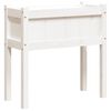 vidaXL Jardini&egrave;res avec pieds blanc 70x31x70 cm bois de pin massif