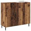vidaXL Buffet Bois ancien 90 x 34 x 80 cm Bois d'ing&eacute;nierie