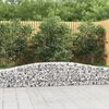 vidaXL Paniers à gabions arqués 6 pcs 400x30x40/60 cm Fer galvanisé