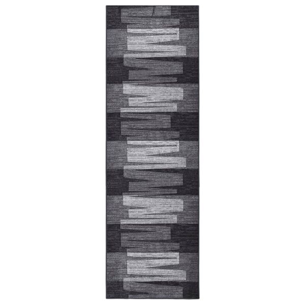 vidaXL Tapis de couloir antid&eacute;rapant Anthracite 80x250 cm