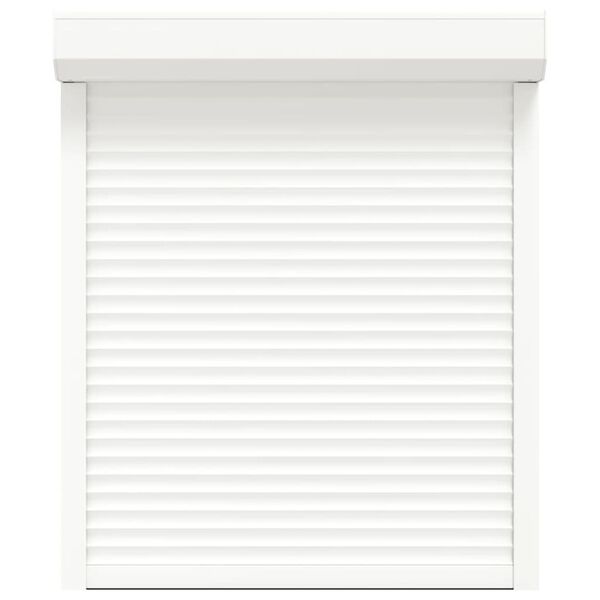 vidaXL Volet roulant aluminium 100x120 cm blanc