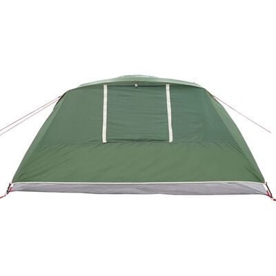 vidaXL Tente de camping de cabine 4 personnes vert imperméable