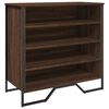vidaXL Armoire &agrave; chaussures ch&ecirc;ne marron 80x38x78 cm bois d'ing&eacute;nierie