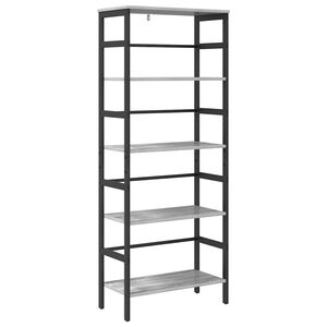 vidaXL &Eacute;tag&egrave;re 4 niveaux 60 x 29,5 x 149 cm Bois d'ing&eacute;nierie