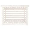 vidaXL Support pour bois de chauffage Blanc 108x73x79 cm Bois de pin
