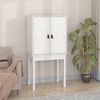 vidaXL Buffet haut Blanc 60x40x120 cm Bois massif de pin