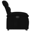 vidaXL Fauteuil inclinable noir tissu