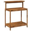 vidaXL Banc de rempotage ext&eacute;rieur 86,5 x 48,5 x 106 cm Naturel