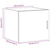 vidaXL Armoire murale ch&ecirc;ne fum&eacute; 45x42,5x40 cm bois d'ing&eacute;nierie