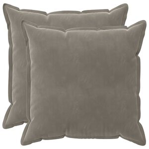 vidaXL Coussin avec oreiller HOUTEN 2 pc Gris clair Fl&oslash;jl