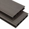 vidaXL Planche de terrasse 6 pcs Marron fonc&eacute; WPC