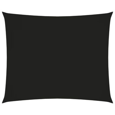 vidaXL Voile de parasol tissu oxford rectangulaire 3,5x4,5 m noir