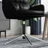 vidaXL Cylindre à gaz de chaise de bureau Noir 15,5 cm Fer