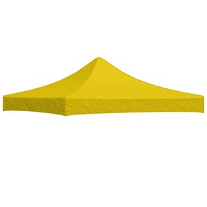 vidaXL Toit de tente de r&eacute;ception 3x3 m Jaune 270 g/m&sup2;