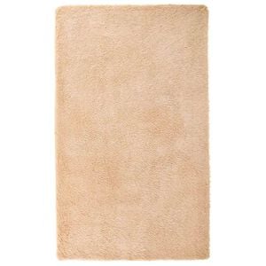vidaXL Tapis Shaggy &agrave; poils longs NAVARRA beige 60x100 cm polyester
