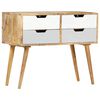 vidaXL Buffet 85 x 40 x 71 cm Bois de manguier massif