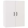 vidaXL Armoire suspendue Blanc 69,5x34x90 cm Bois d'ing&eacute;nierie