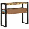 vidaXL Table console Multicolore 90 x 33 x 75 cm Bois Recycl&eacute; Solide