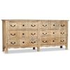 vidaXL Buffet Bois de manguier solide 200x40x90 cm