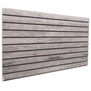 vidaXL Panneaux muraux 5 pc 100 x 50 cm Gris Mousse EPS