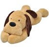 vidaXL Chien en peluche 120 cm Marron