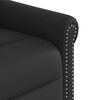 vidaXL Fauteuil inclinable massage &eacute;lectrique noir brillant similicuir
