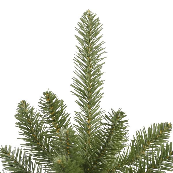 vidaXL Sapin de No&euml;l artificiel &agrave; charni&egrave;res avec support vert 240 cm