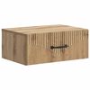 vidaXL Cabinet de chevet mural Ch&ecirc;ne artisanal 49 x 34,5 x 20 cm