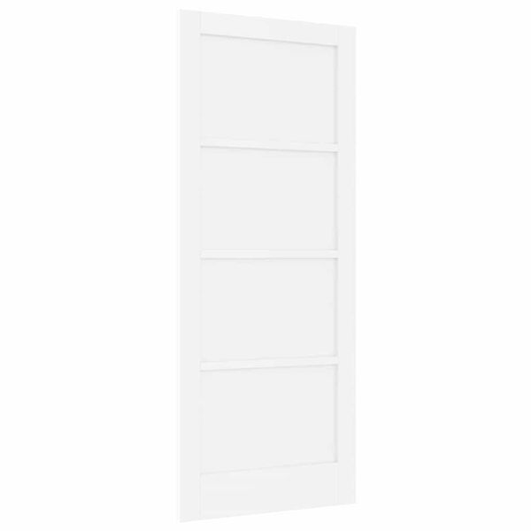 vidaXL Porte int&eacute;rieure ORKDAL Blanc 83 x 202 cm Contreplaqu&eacute;