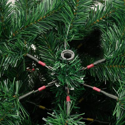 vidaXL Sapin de Noël artificiel avec pommes de pin et baies 240 cm