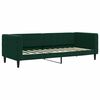 vidaXL Lit de repos sans matelas vert fonc&eacute; 80x200 cm velours