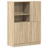 vidaXL Ensemble d'armoires de cuisine 2 pcs ch&ecirc;ne sonoma