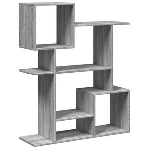 vidaXL &Eacute;tag&egrave;re s&eacute;paratrice de pi&egrave;ce sonoma gris 92x29x112 cm