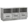 vidaXL Meuble TV Gris b&eacute;ton 102 x 34,5 x 47 cm Bois d'ing&eacute;nierie