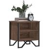 vidaXL Table de chevet ch&ecirc;ne marron 40x30x40 cm bois d'ing&eacute;nierie
