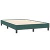 vidaXL Cadre de lit sans matelas vert fonc&eacute; 120x210 cm velours