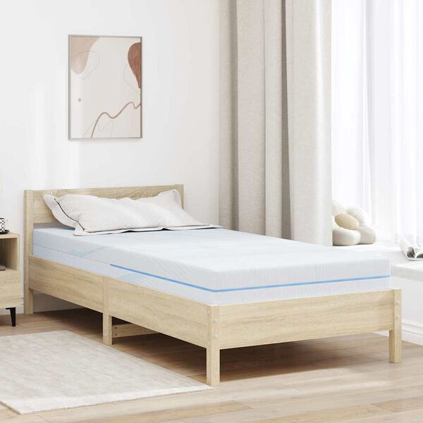 vidaXL Matelas Blanc 90 x 200 cm Mousse