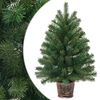 vidaXL Sapin de No&euml;l artificiel Vert 95 cm PVC, PE et acier