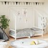 vidaXL Cadre de lit pour enfant blanc 80x160 cm bois de pin massif